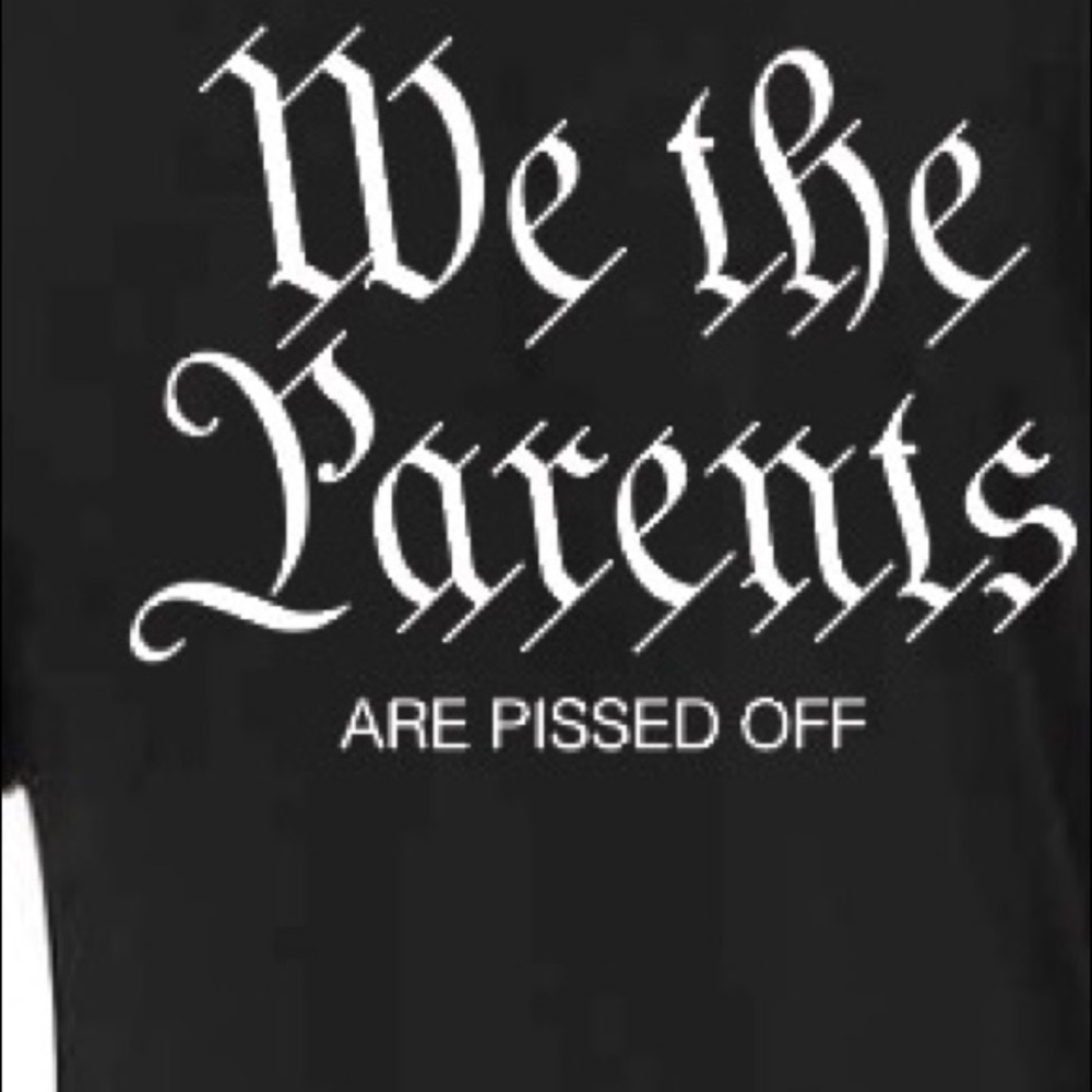 We the Parents are pissed off tshirt - black unisex